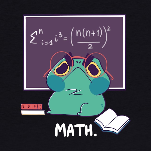 Frog hates Math by TaylorRoss1